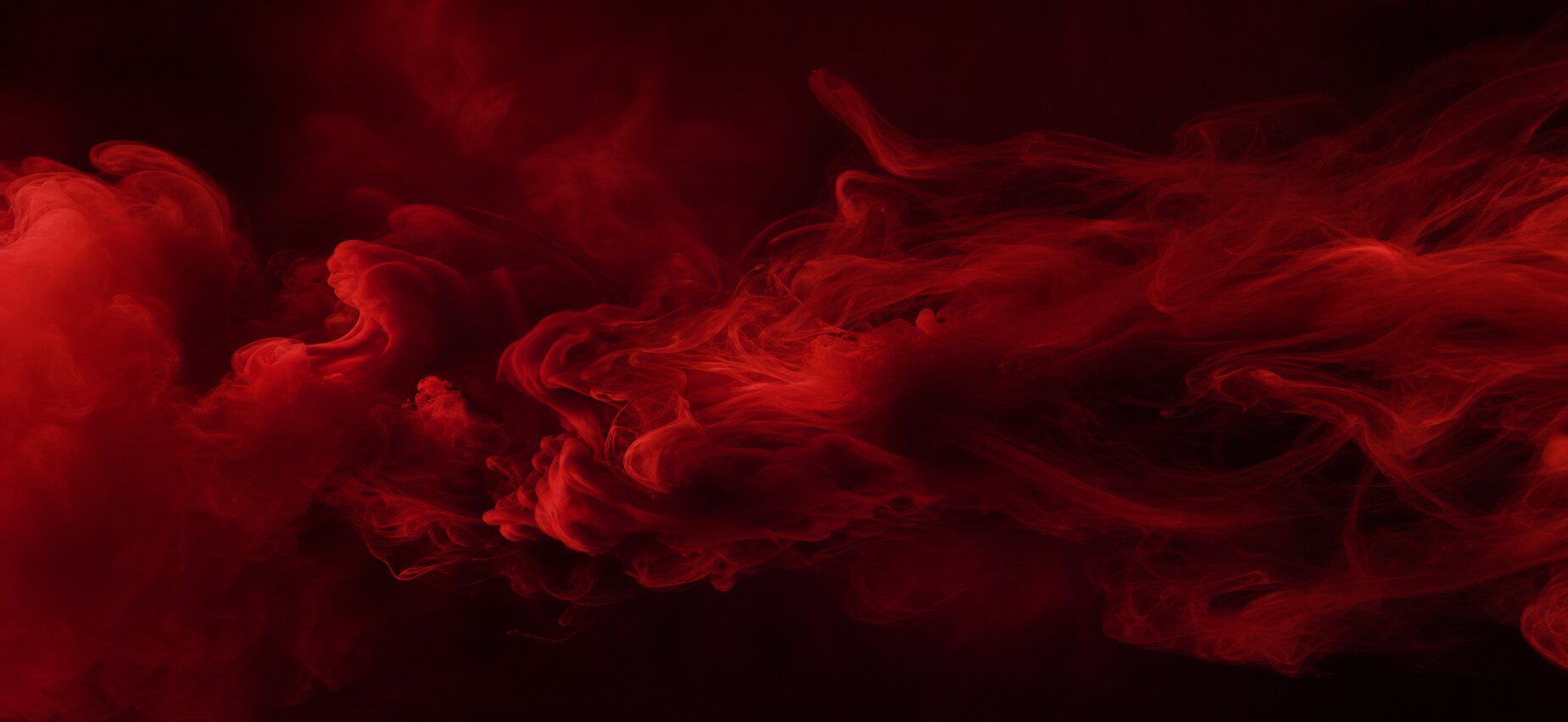Deep red colour atmosphere