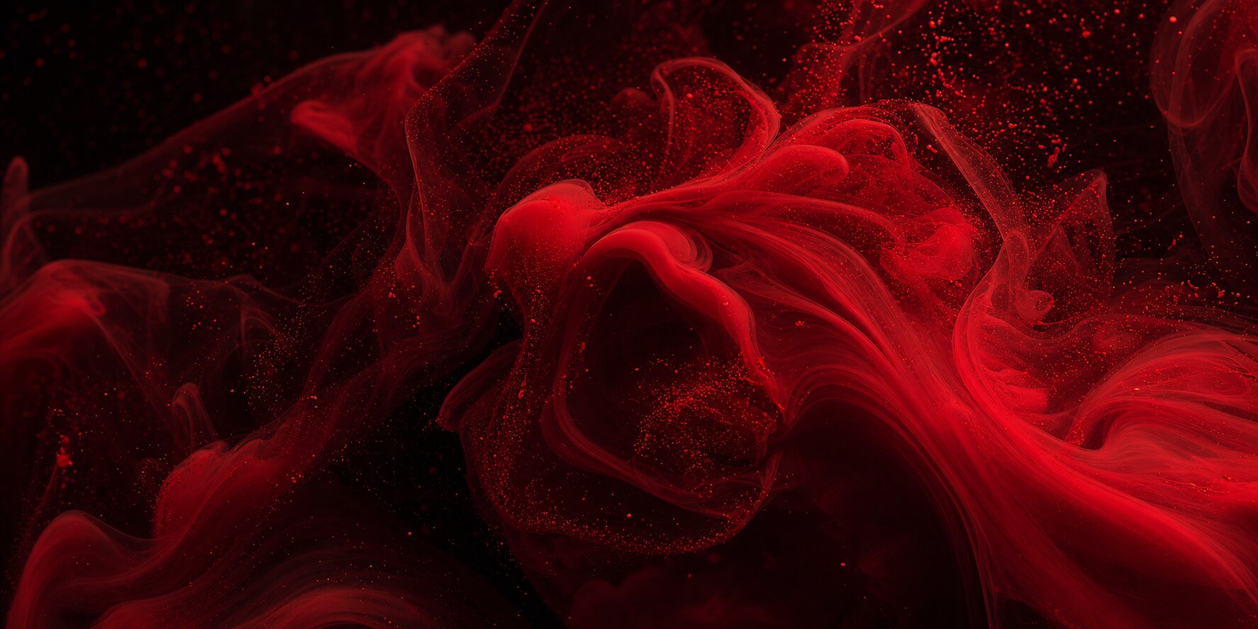 Abstract deep-red and gold colour atmosphere